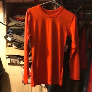 Orange dry fit Nike x s shirt